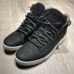 Kodiak - Black Leather Lace Up Dessert Style Boots - Size 11